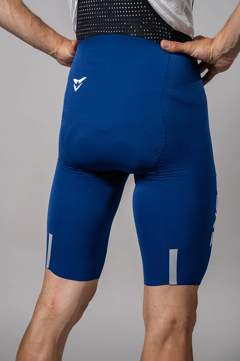 Gold Woven Bib Short